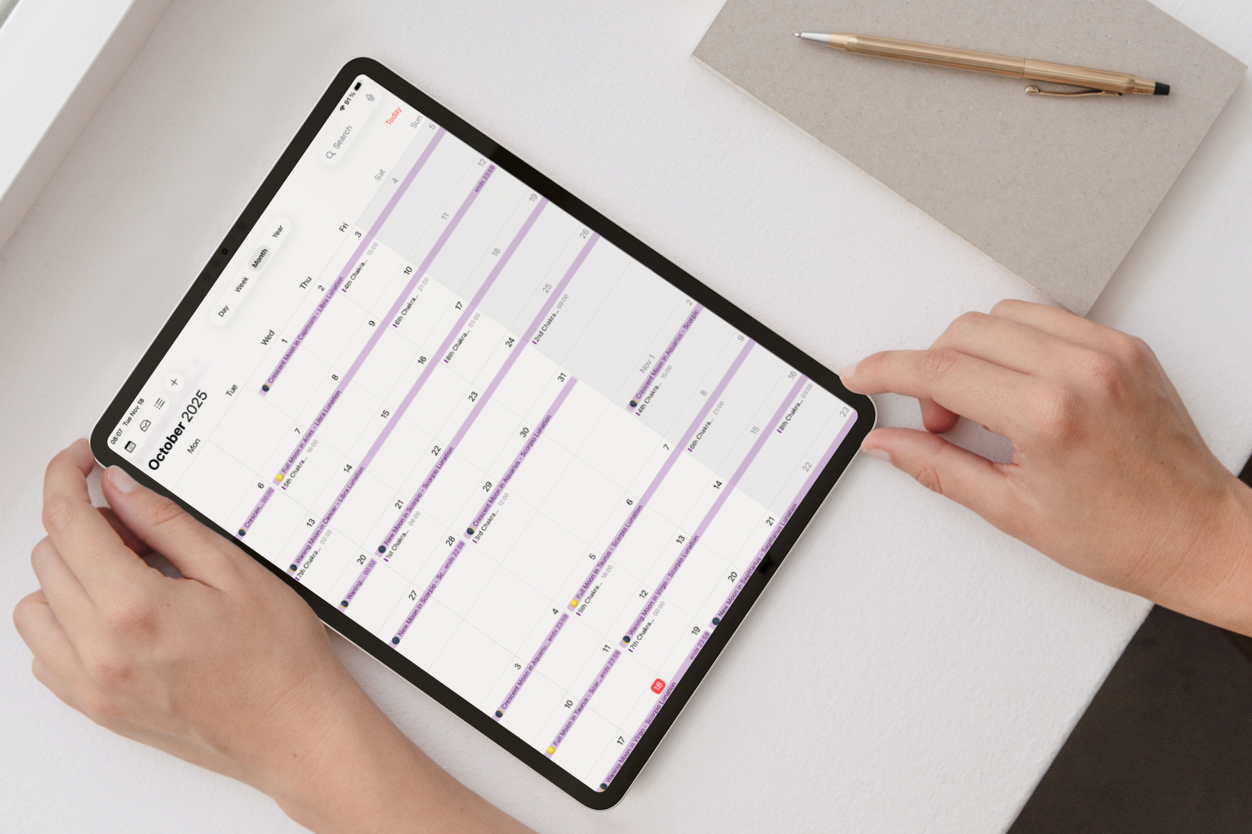 Apple Calendar Screenshot - image