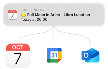 Sync with Outlook, Google, Apple Calendar - image